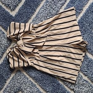 CALS Striped Romper NWOT